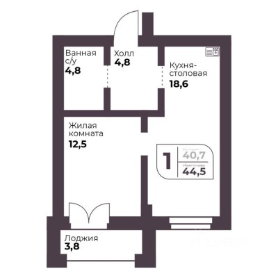 1к. квартира