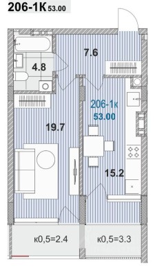 1к. квартира