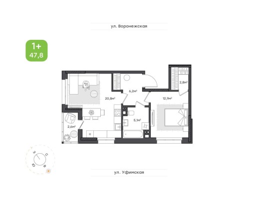 1е квартира