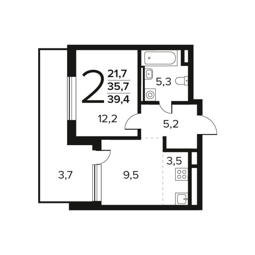 2к. квартира