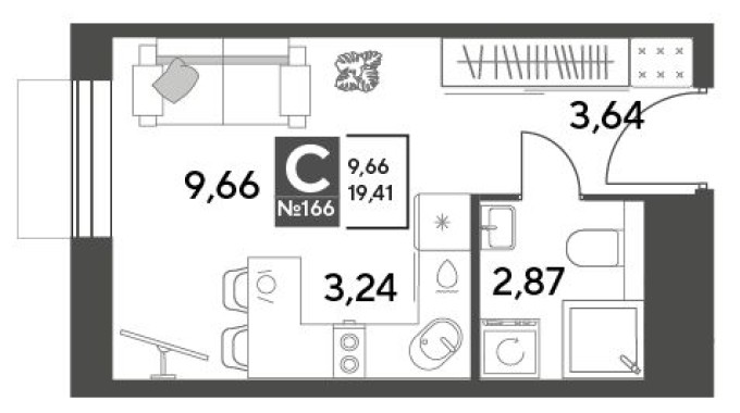 Студия-квартира