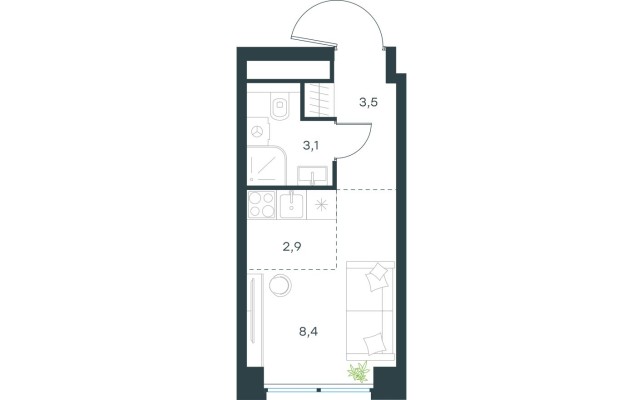 Студия-квартира