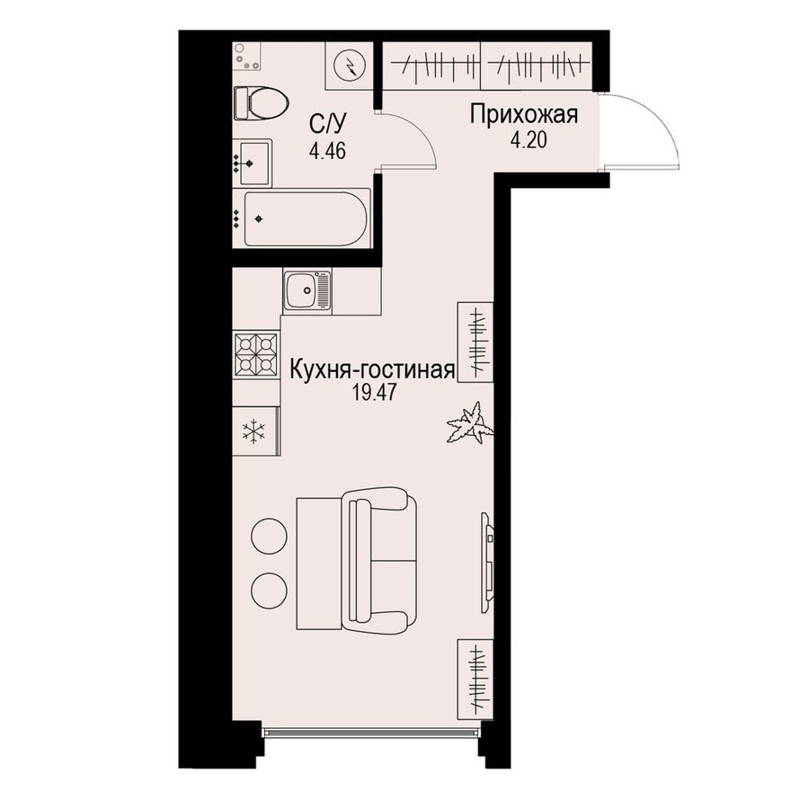 Студия-квартира