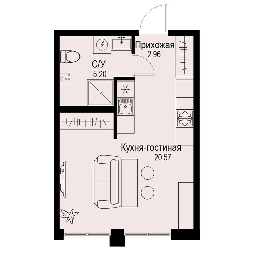 Студия-квартира