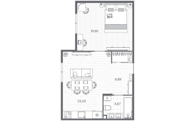 1к. квартира