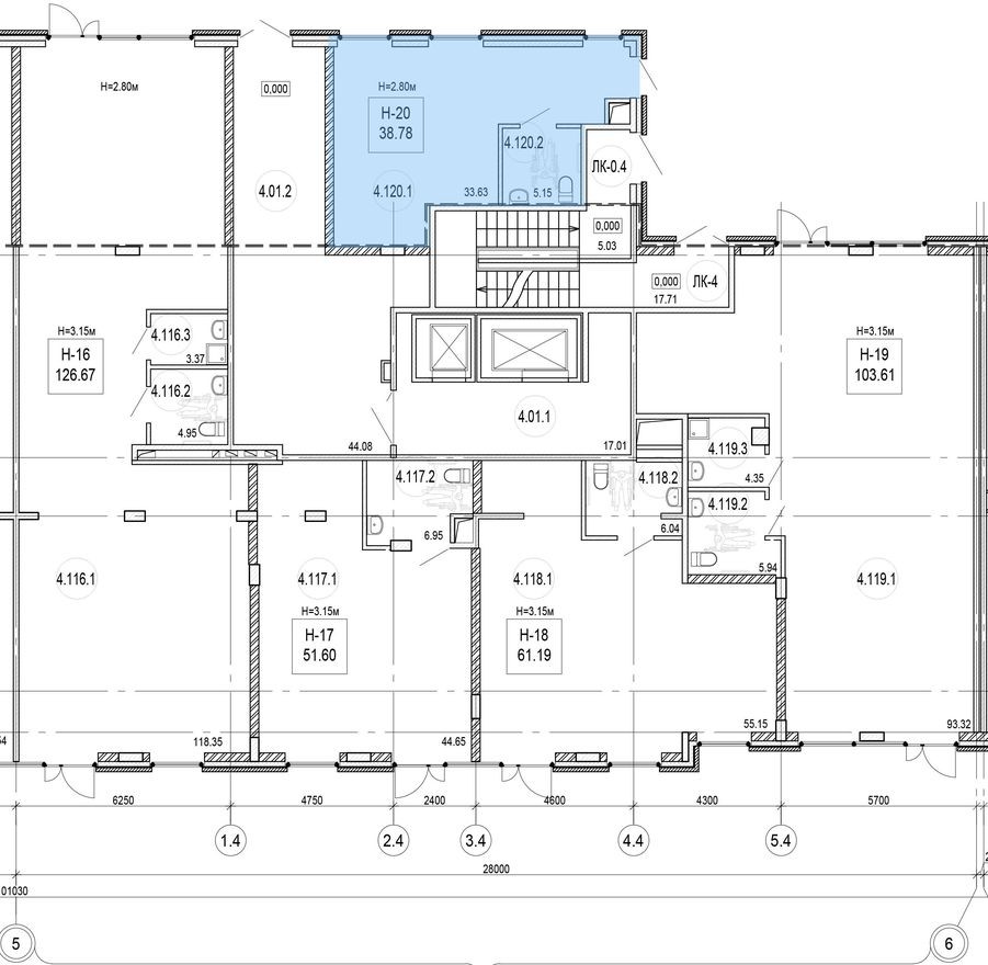 Помещение свободного назначения, 38.8 м²