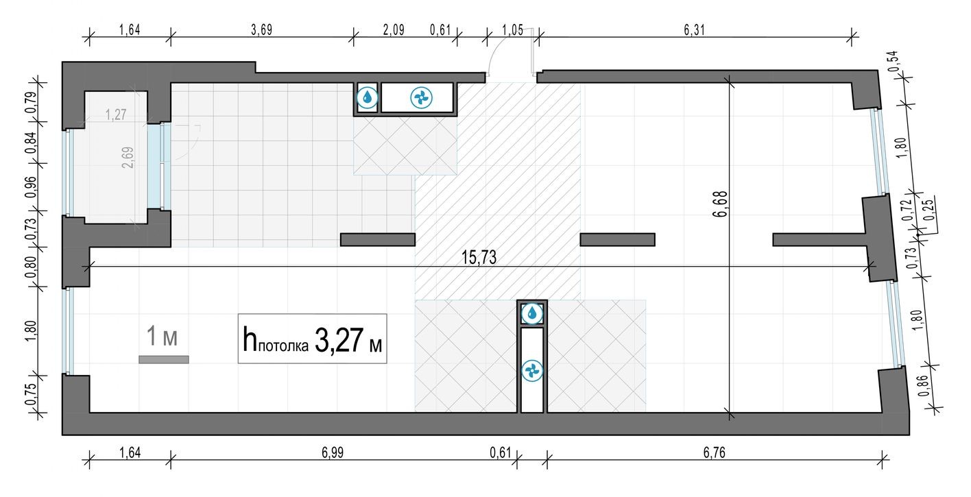 Планировка — 3к. квартира, 93.7 м²