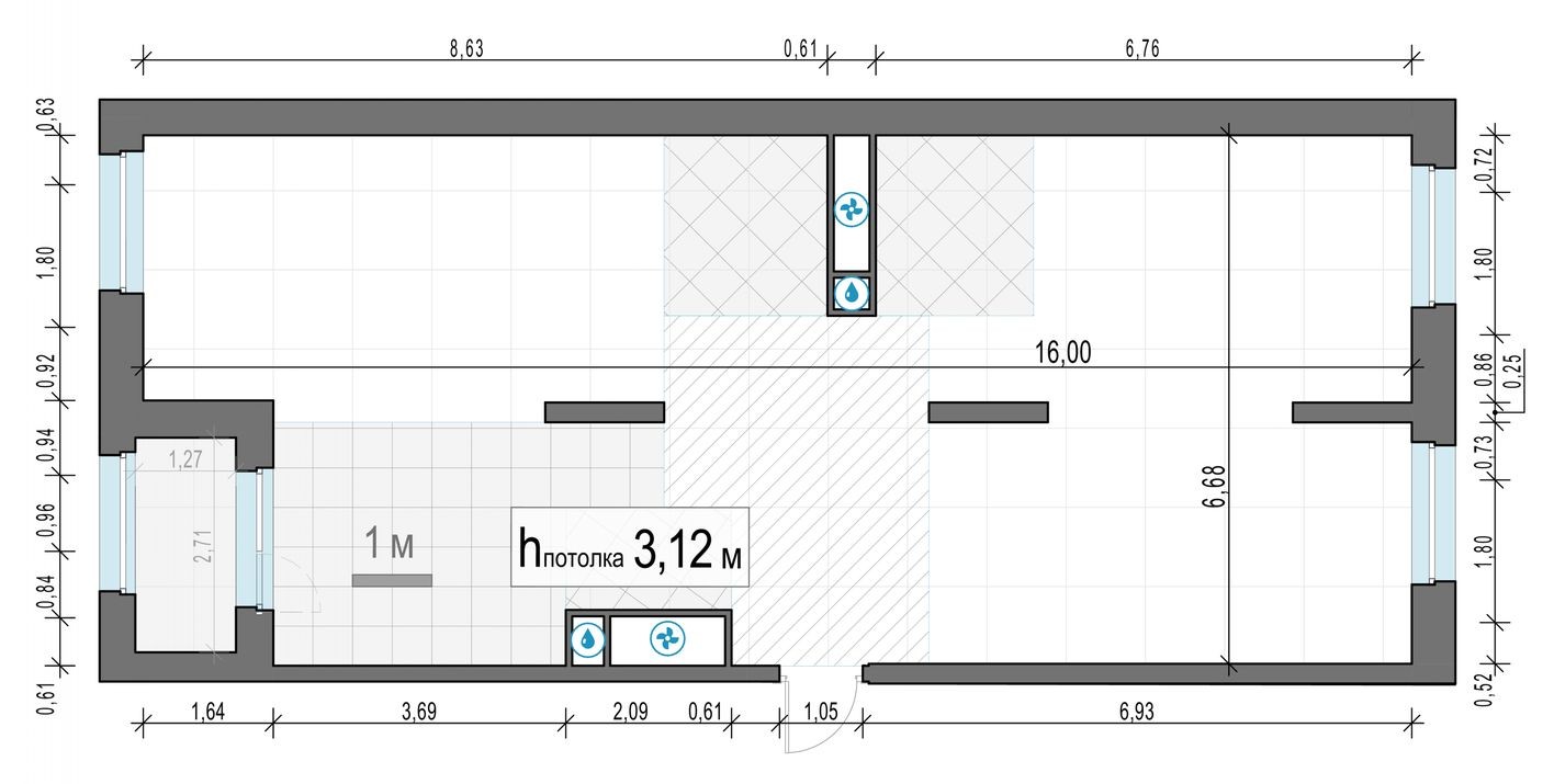 3к. квартира, 95.9 м²