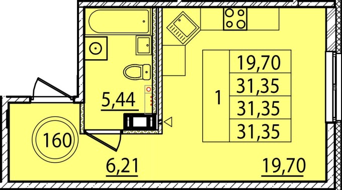 Студия-квартира