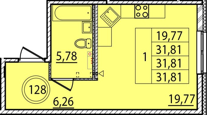 Студия-квартира