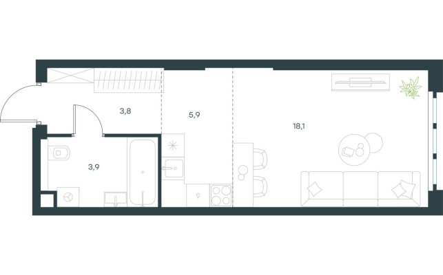 Студия-квартира