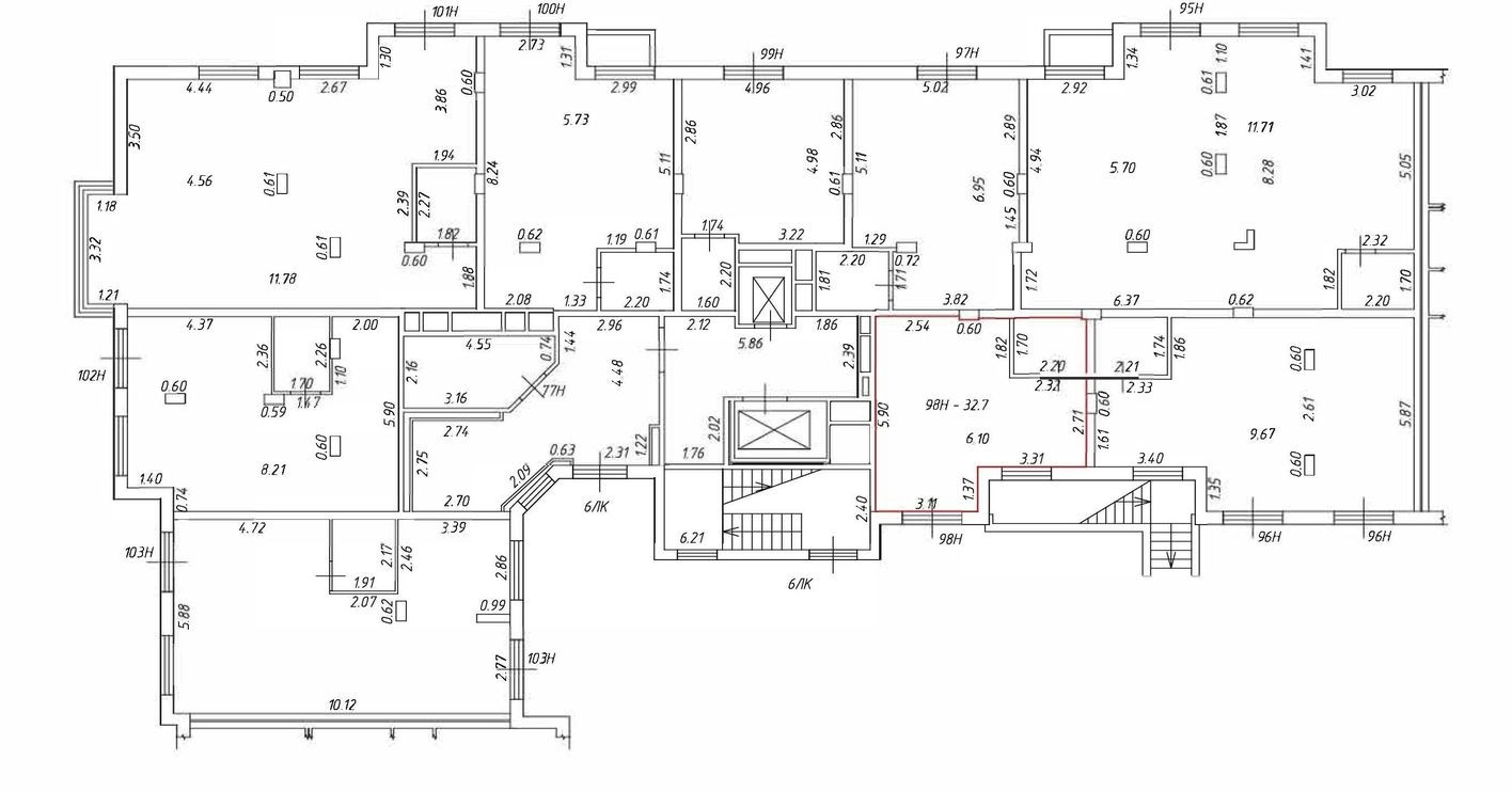 Помещение свободного назначения, 32.7 м²