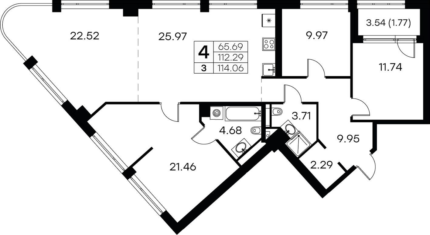 4к. квартира