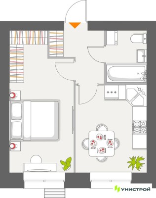 1к. квартира