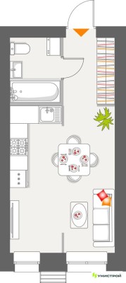 1к. квартира