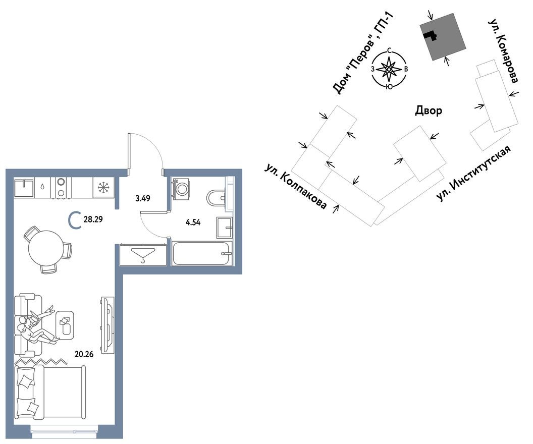 Студия-квартира