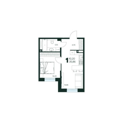 1к. квартира