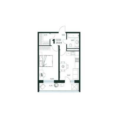 1к. квартира