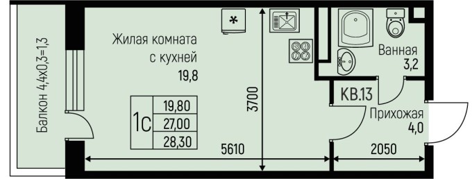 Студия-квартира