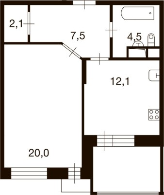 1к. квартира