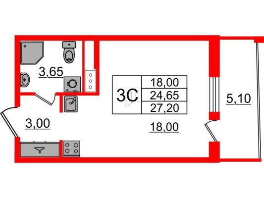 Студия-квартира