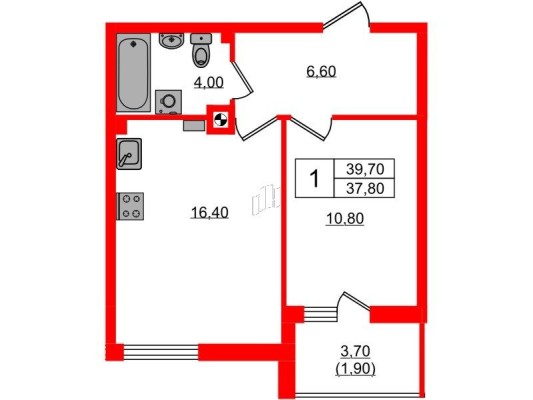 1к. квартира