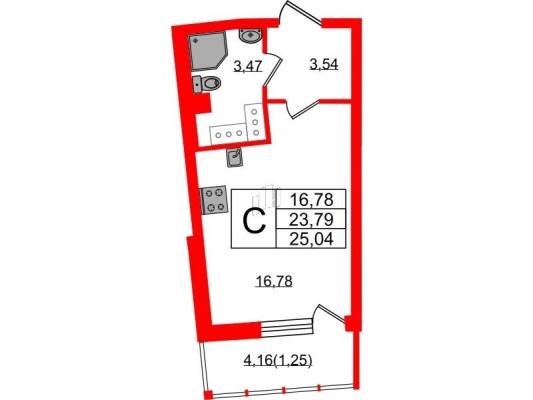 Студия-квартира