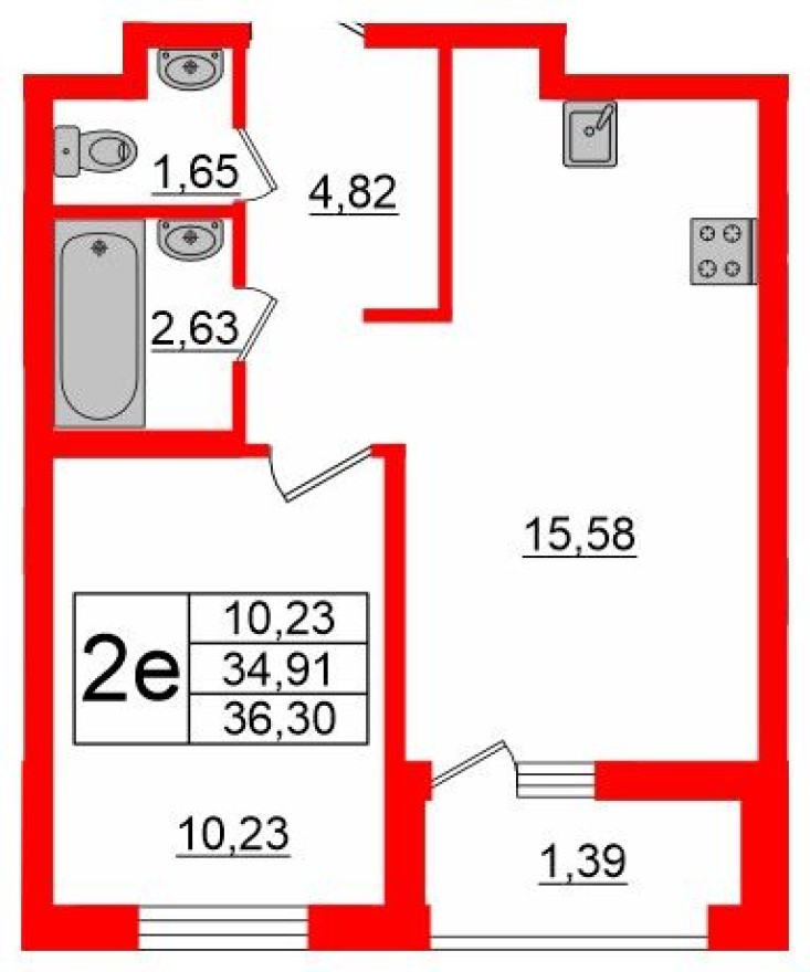 1к. квартира