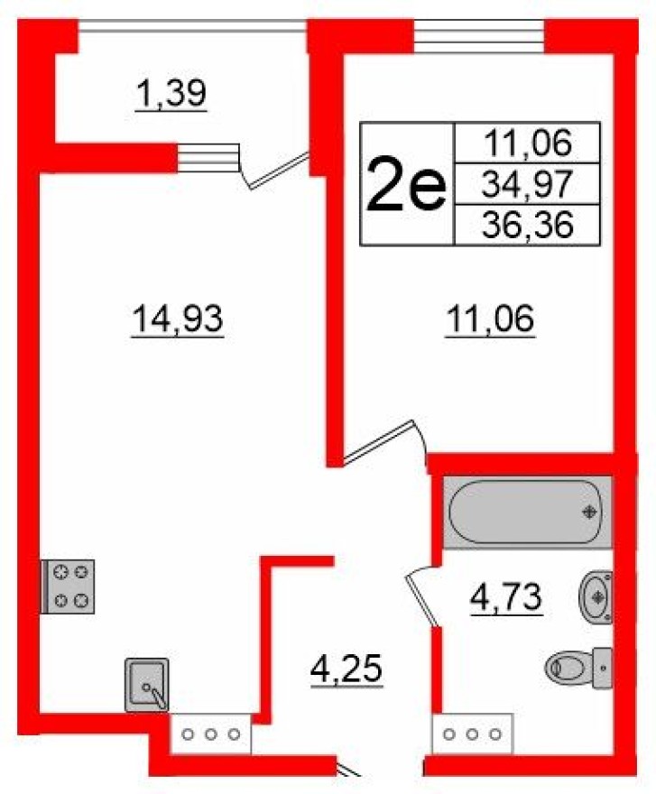 1к. квартира