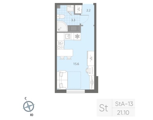 Студия-квартира