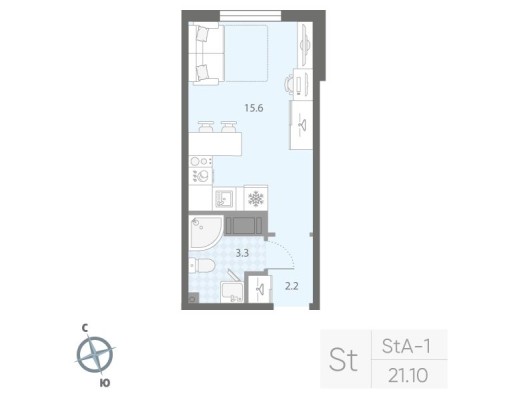 Студия-квартира