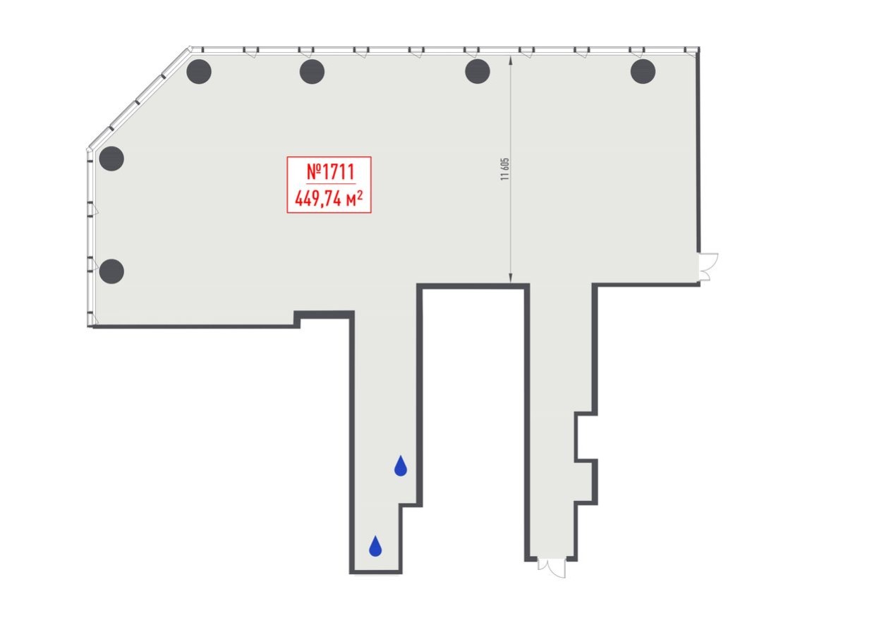 Офисное помещение, 450.4 м²