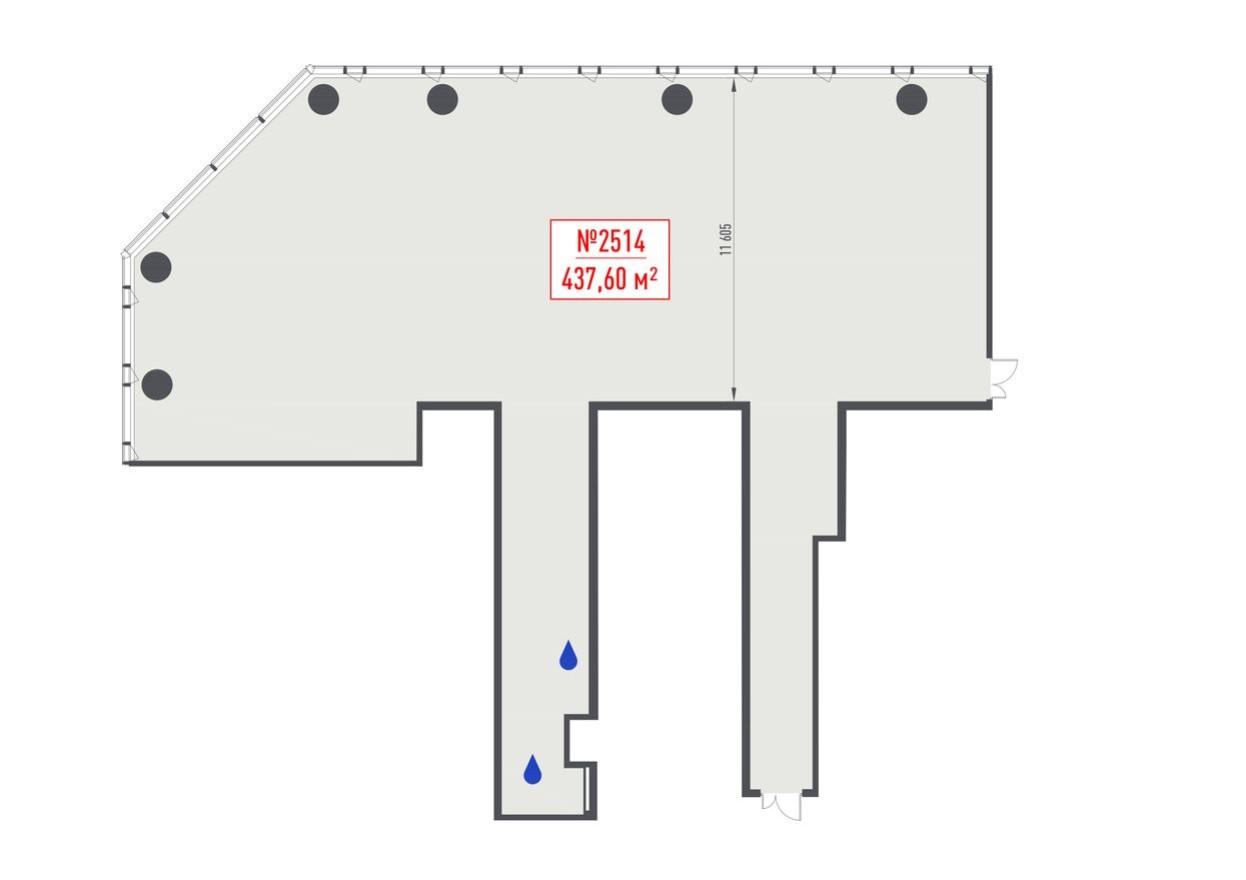 Офисное помещение, 435.2 м²