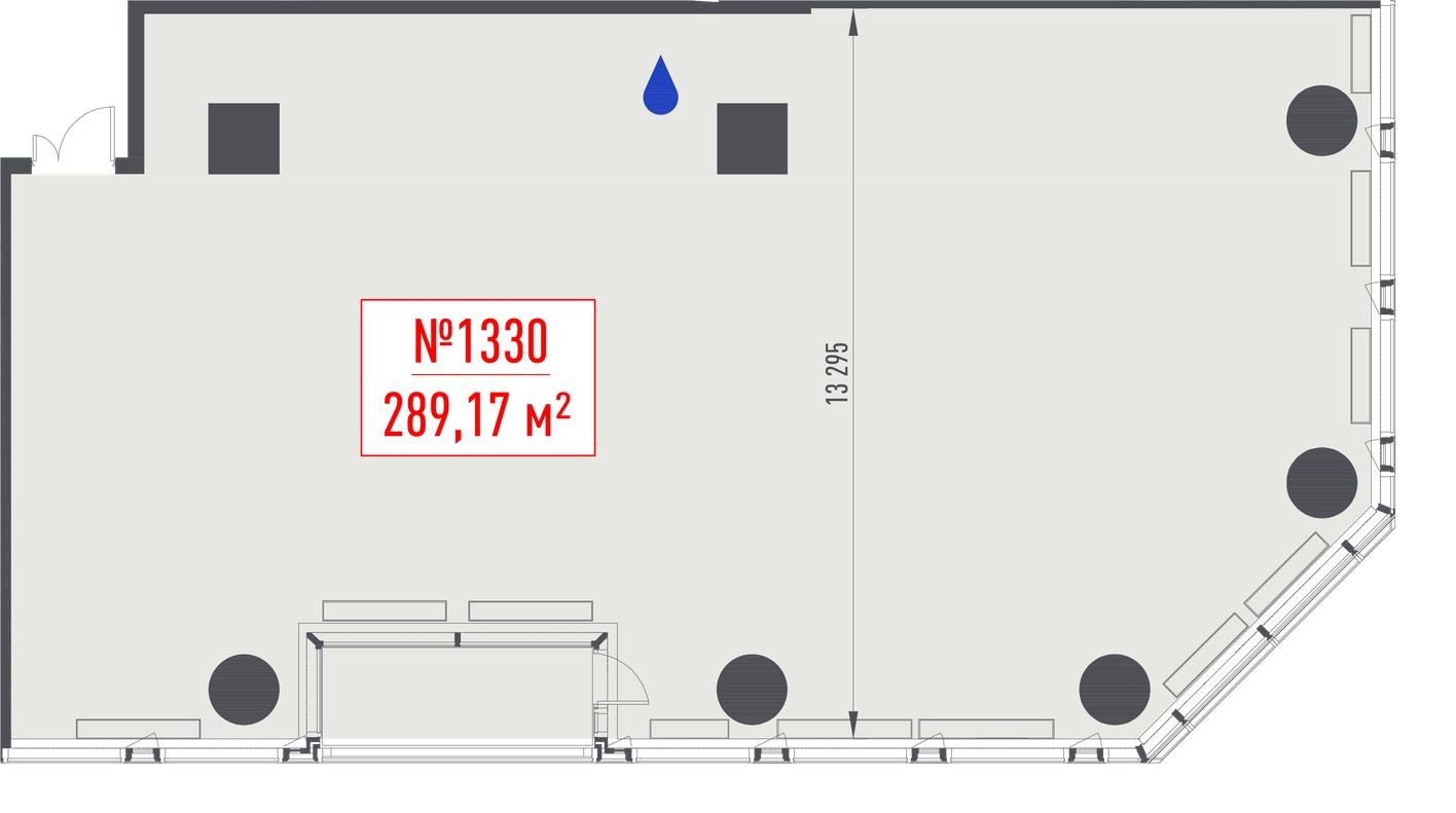 Офисное помещение, 292.2 м²