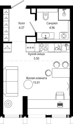 Студия-квартира