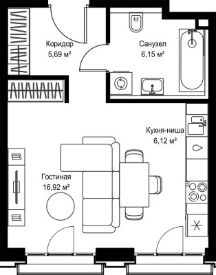 Студия-квартира