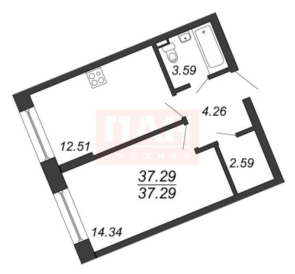 1к. квартира