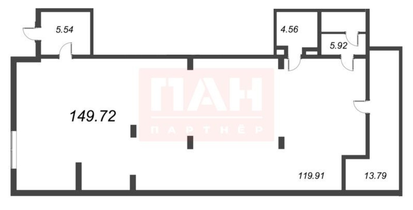 Помещение свободного назначения, 149.7 м²