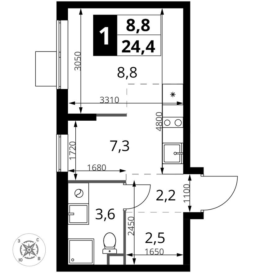 Студия-квартира