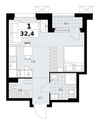 Студия-квартира