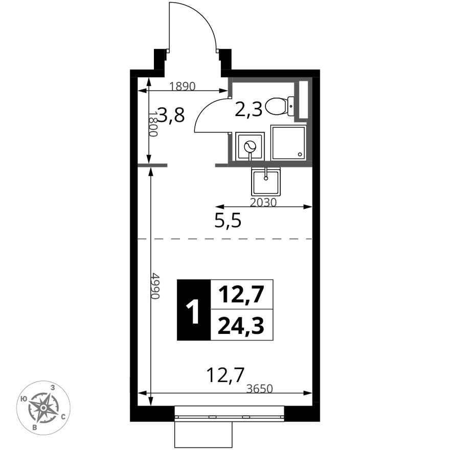 Студия-квартира