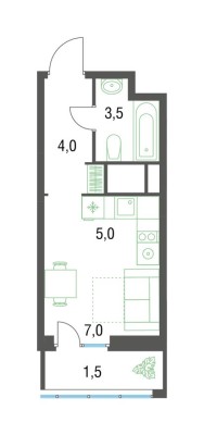 9к. квартира