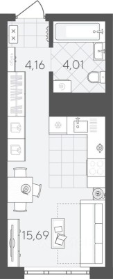 1к. квартира