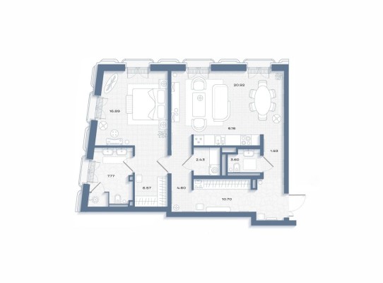 1к. квартира