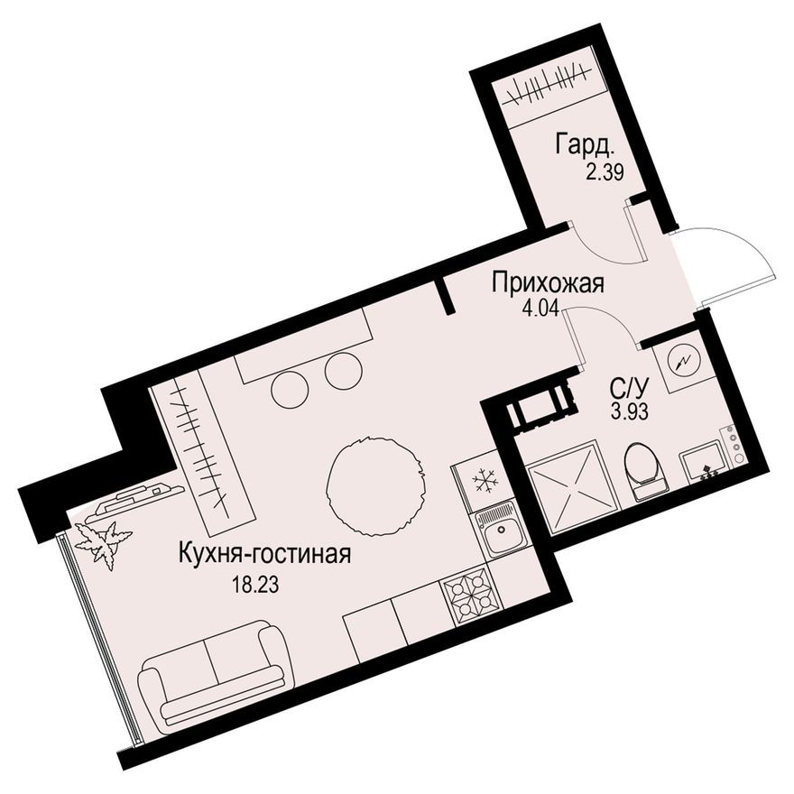 Студия-квартира