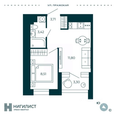 1к. квартира