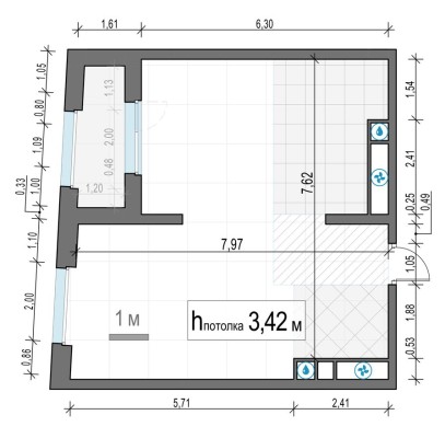1к. квартира