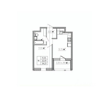 1к. квартира