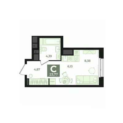 1к. квартира