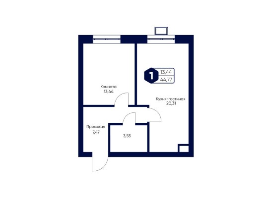 1к. квартира